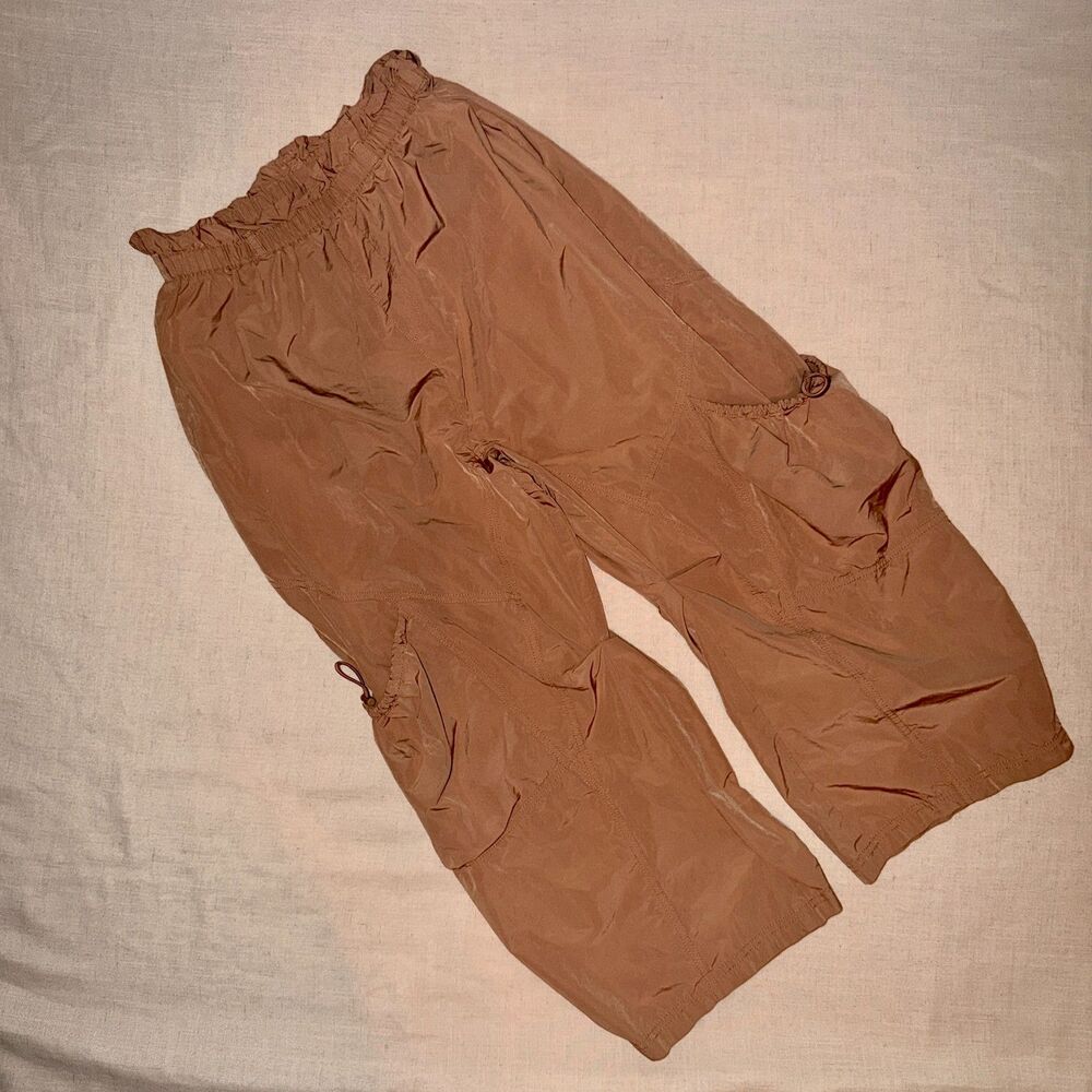 Free People Movement cropped parachute cargo pants outdoor quick dry pants Small